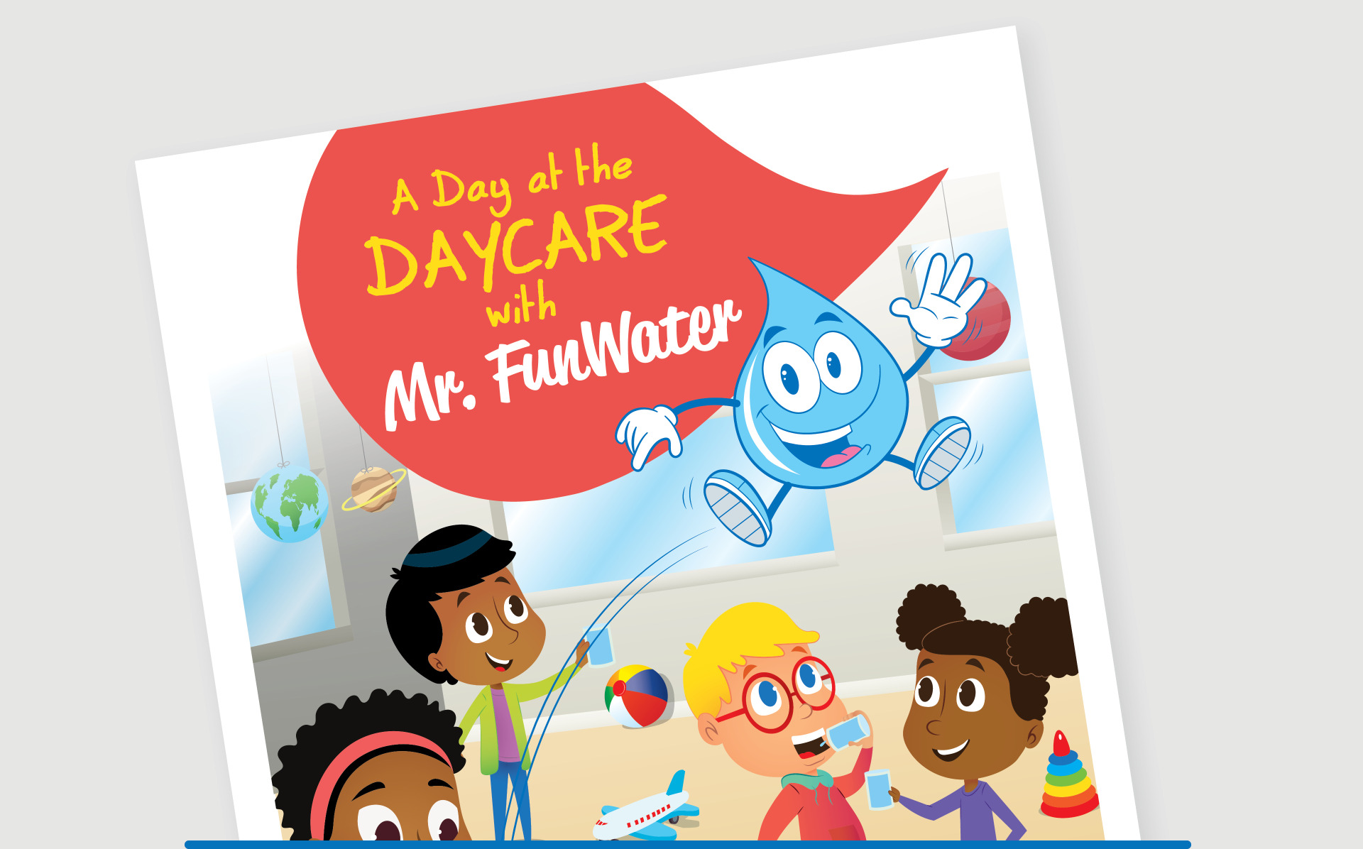 A day at the daycare with Mr.FunWater