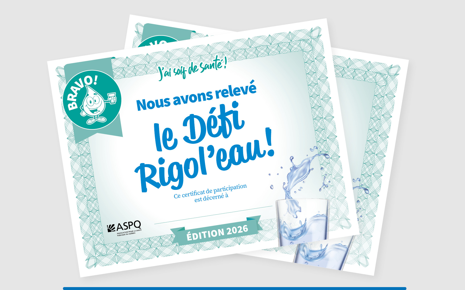 Certificat pour la garderie/CPE