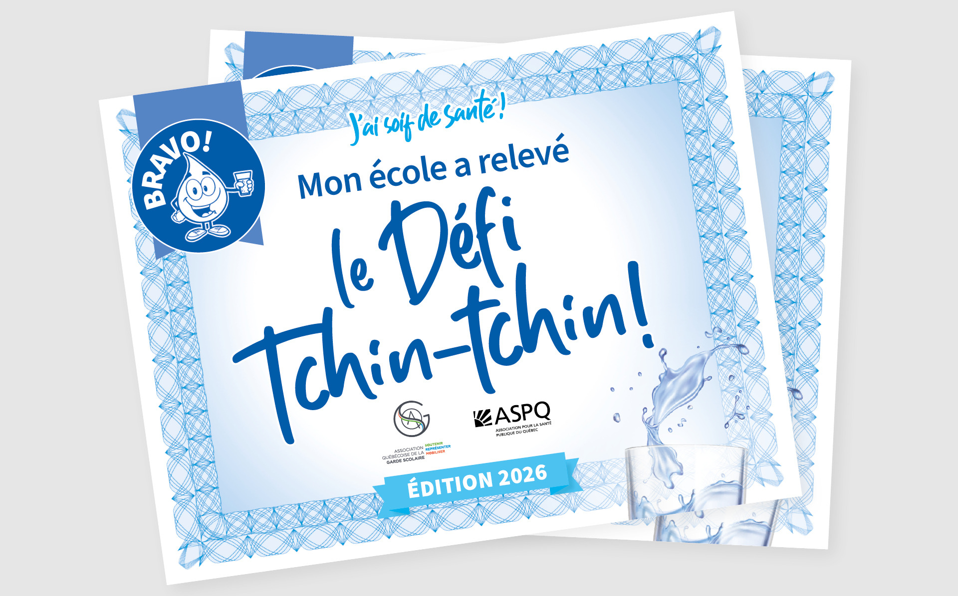 Certificat pour l'école